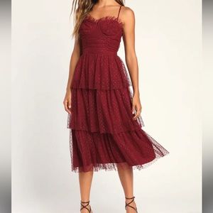Women’s Burgundy dress